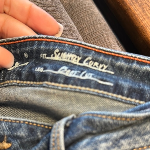 Slightly Curvy Bootcut Blue Women's Jeans - Picture 5 of 5